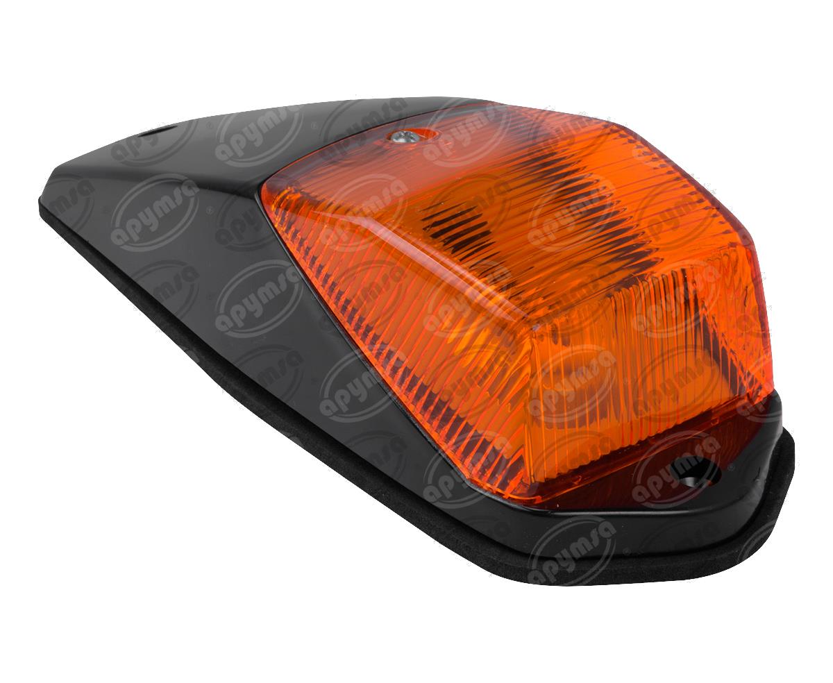 LUZ POSICION MICA AMBAR 12V TIPO ZEPELIN NEGRO KENWORTH NACIONAL 4062 