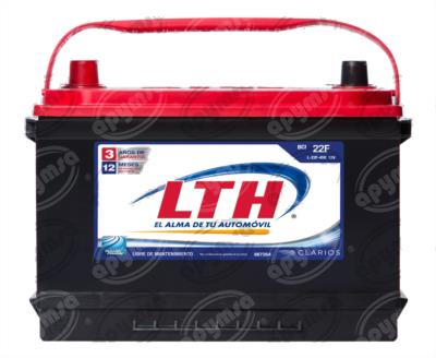 BATERIA AUTOMOTRIZ (-) / (+) 12V 22F 450A NISSAN TSURU 4CIL LTH L-22F-450 