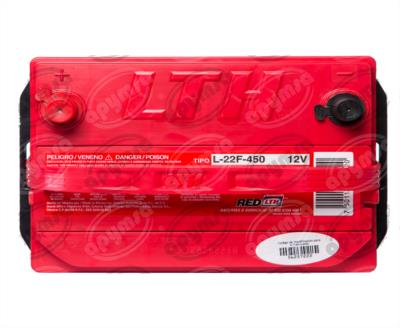 BATERIA AUTOMOTRIZ (-) / (+) 12V 22F 450A NISSAN TSURU 4CIL LTH L-22F-450 