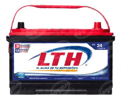 BATERIA AUTOMOTRIZ (+) / (-) 12V 9 PLACAS 24 530A UNIVERSAL 6CIL LTH L-24-530 