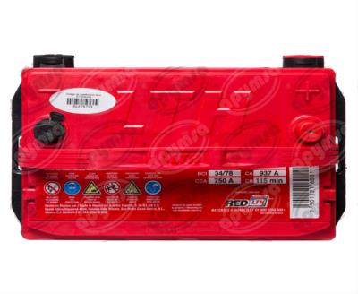 BATERIA AUTOMOTRIZ (+) / (-) 12V 17 PLACAS 34/78 750A POSTE Y TORNILLO LTH L-34/78-750 