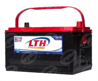 BATERIA AUTOMOTRIZ (+) / (-) 12V 17 PLACAS 34/78 750A POSTE Y TORNILLO LTH L-34/78-750 