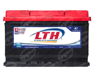 BATERIA AUTOMOTRIZ (-) / (+) 12V 47 550A CHEVROLET LTH L-47(LN2)-550 