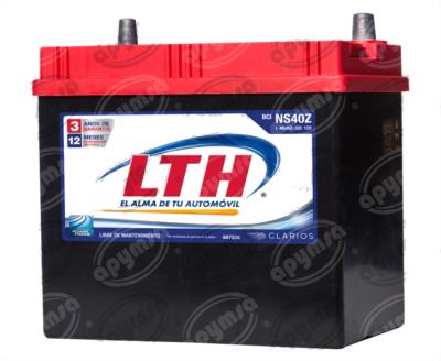 BATERIA AUTOMOTRIZ (-) / (+) 12V 9 PLACAS NS40 320A DODGE, HYUNDAI LTH L-NS40-320 