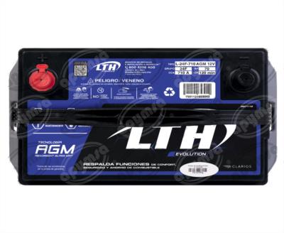 BATERIA AUTOMOTRIZ (-) / (+) 12V 24F BCI 710A AGM LTH L-24F-710 AGM 