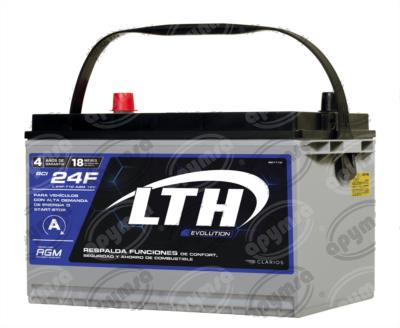 BATERIA AUTOMOTRIZ (-) / (+) 12V 24F BCI 710A AGM LTH L-24F-710 AGM 