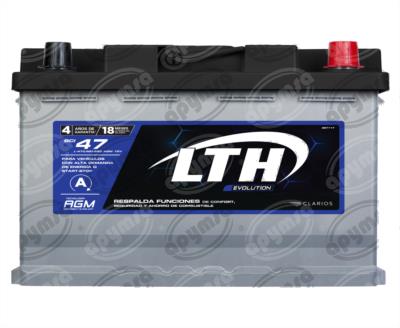 BATERIA AUTOMOTRIZ (-) / (+) 12V 47 BCI 660A AGM LTH L-47(LN2)-660 AGM 