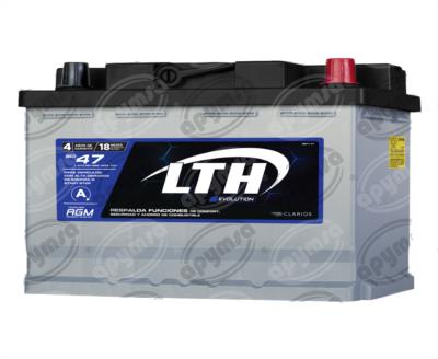 BATERIA AUTOMOTRIZ (-) / (+) 12V 47 BCI 660A AGM LTH L-47(LN2)-660 AGM 