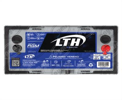 BATERIA ESPECIAL (+) / (-) 12V 825A 17 PLACAS 31T BCI AGM LTH L-31T-825 AGM 