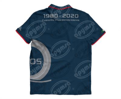 PLAYERA POLO 40 AÑOS APYMSA DAMA (XXG)  (MKT) 