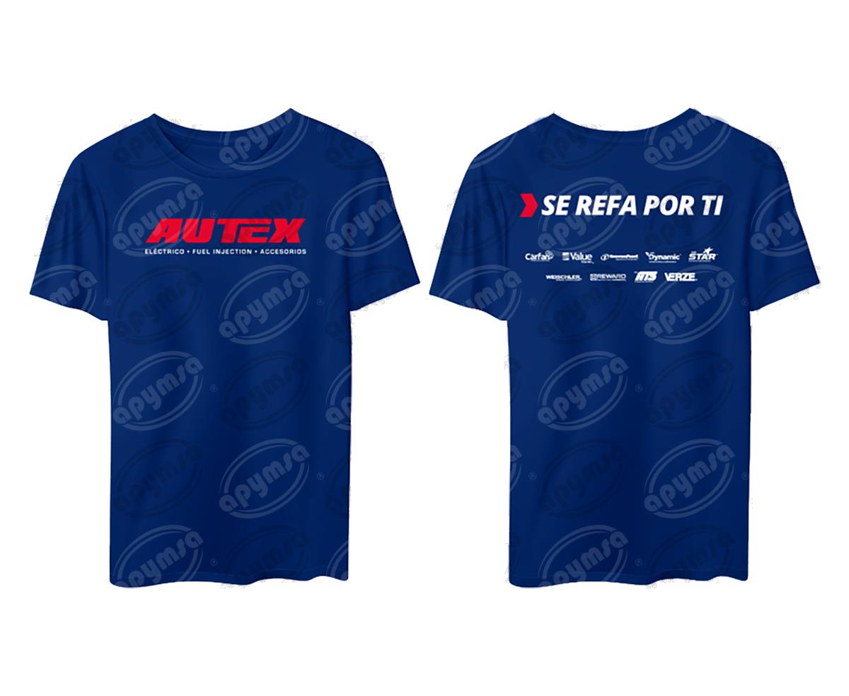 PLAYERA CUELLO REDONDO AUTEX "EXGDE"  (2021) 