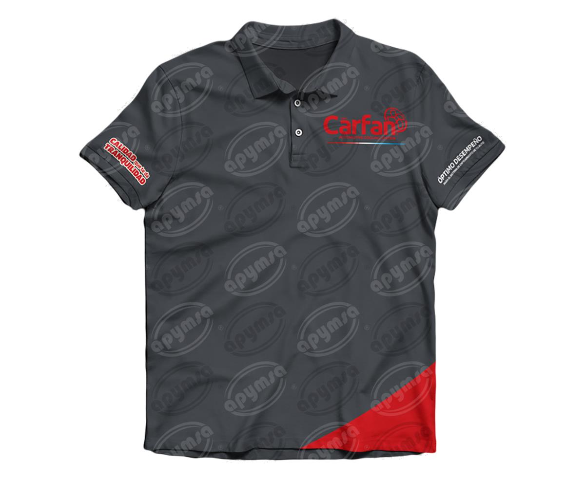 PLAYERA POLO GRIS G  CARFAN 2021 