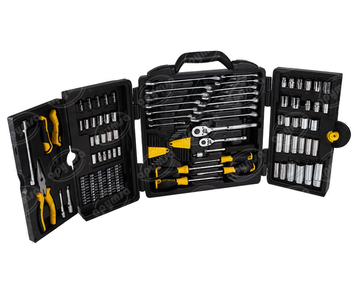 JUEGO DE HERRAMIENTA 150 PZ MILIMÉTRICAS STANLEY 97-543 
