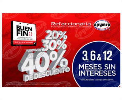 LONA PUBLICITARIO DEL BUEN FIN 2020  (RETAIL) 