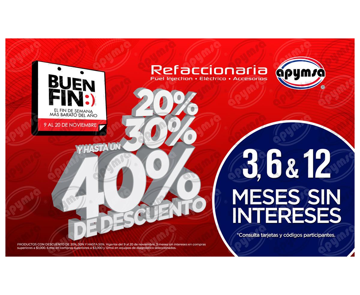 LONA PUBLICITARIO DEL BUEN FIN 2020  (RETAIL) 