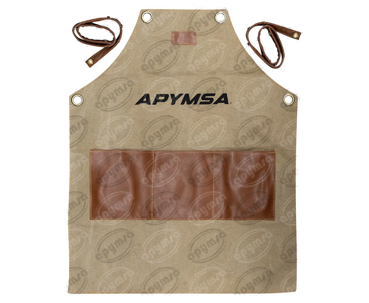 MANDIL PUBLICITARIO CON CURPIEL APYMSA  (2021) 