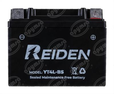 BATERIA MOTOCICLETA SELLADA LIBRE DE MANTENIMIENTO 12V REIDEN YT4L-BS 