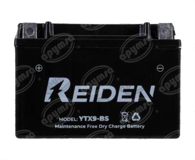 BATERIA MOTOCICLETA LIBRE DE MANTENIMIENTO 12V REIDEN YTX9-BS 