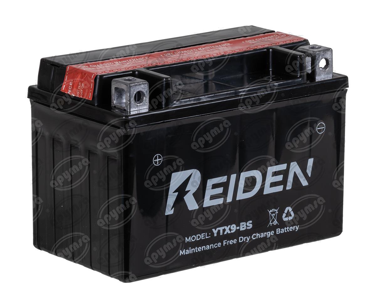 BATERIA MOTOCICLETA LIBRE DE MANTENIMIENTO 12V REIDEN YTX9-BS 