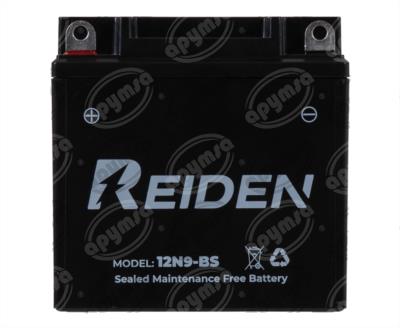 BATERIA MOTOCICLETA SELLADA LIBRE DE MANTENIMIENTO 12V REIDEN 12N9-BS 