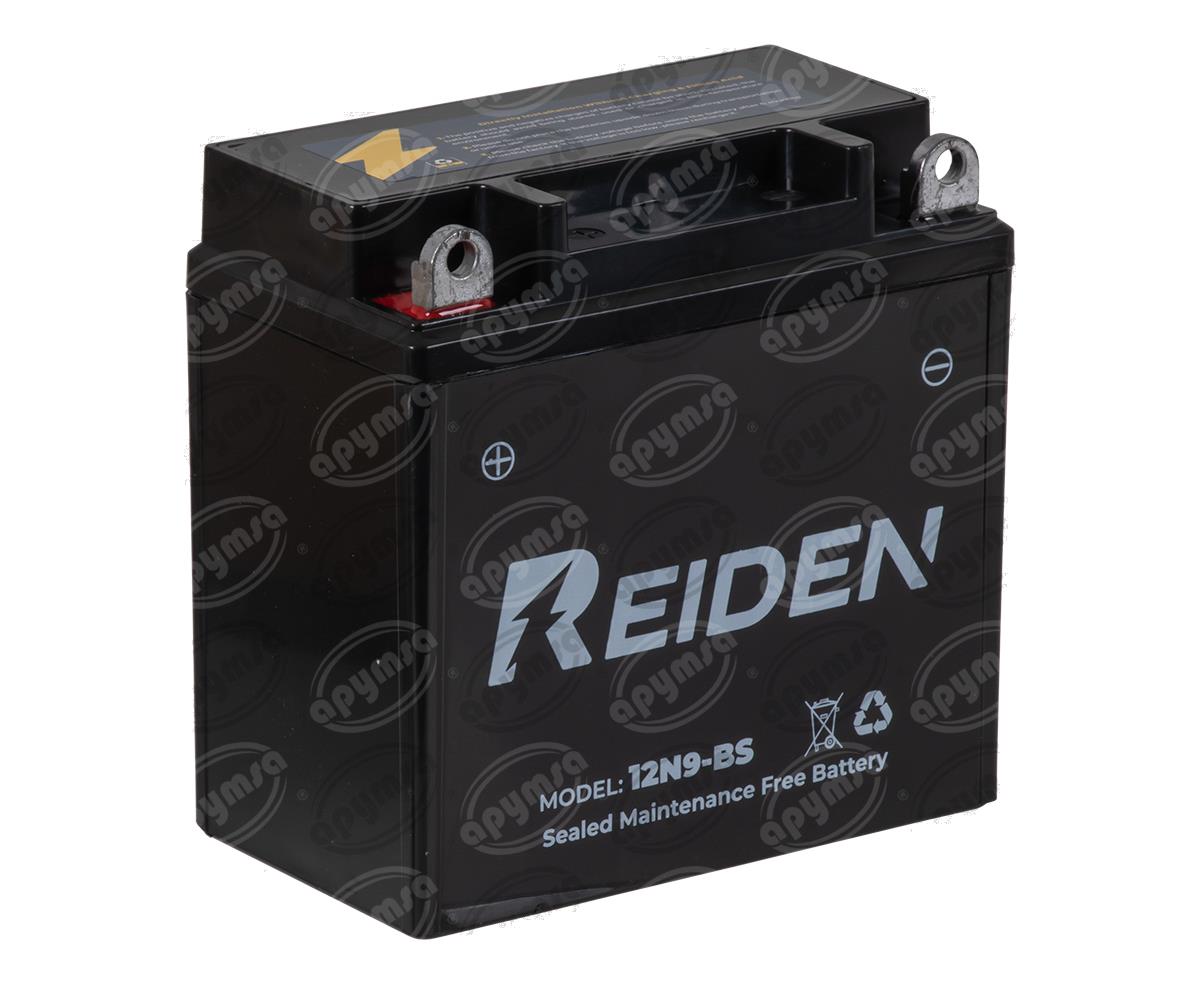 BATERIA MOTOCICLETA SELLADA LIBRE DE MANTENIMIENTO 12V REIDEN 12N9-BS 