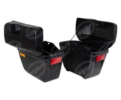 CAJA MOTOCICLETA TIPO ALFORJA ABS NEGRO VENDELL S-66 
