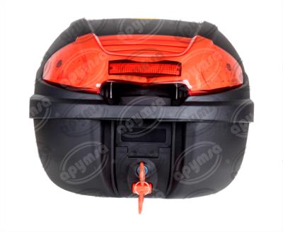 CAJA MOTOCICLETA 30L NEGRA/ROJO VENDELL YM-0830 