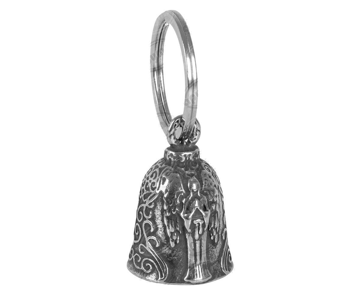 CAMPANA DECORATIVA PLATA ANGEL VENDELL BIKER BELL 