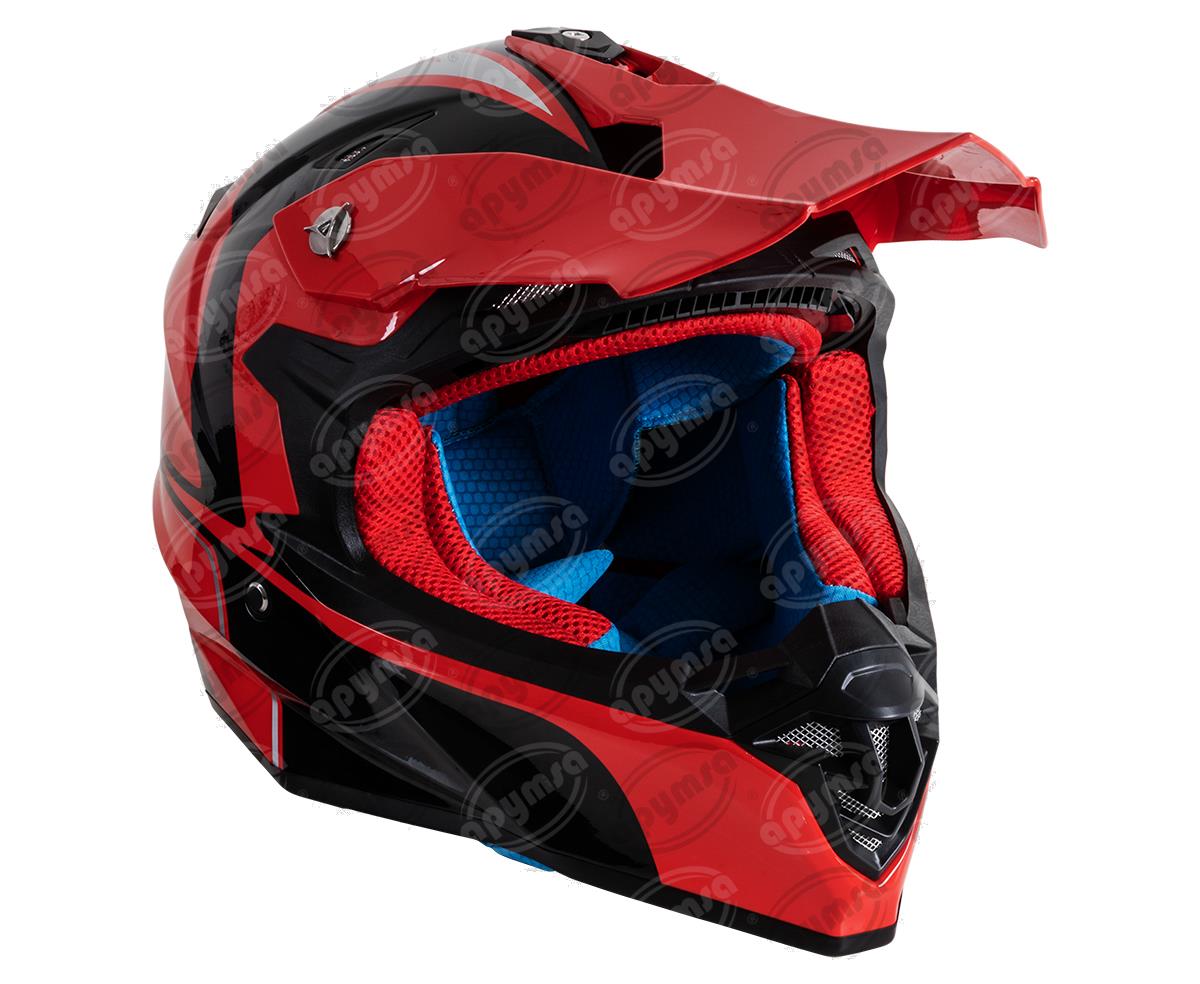CASCO CROSS ROJO TALLA "L" IMPORTADO 216 RED (L) 
