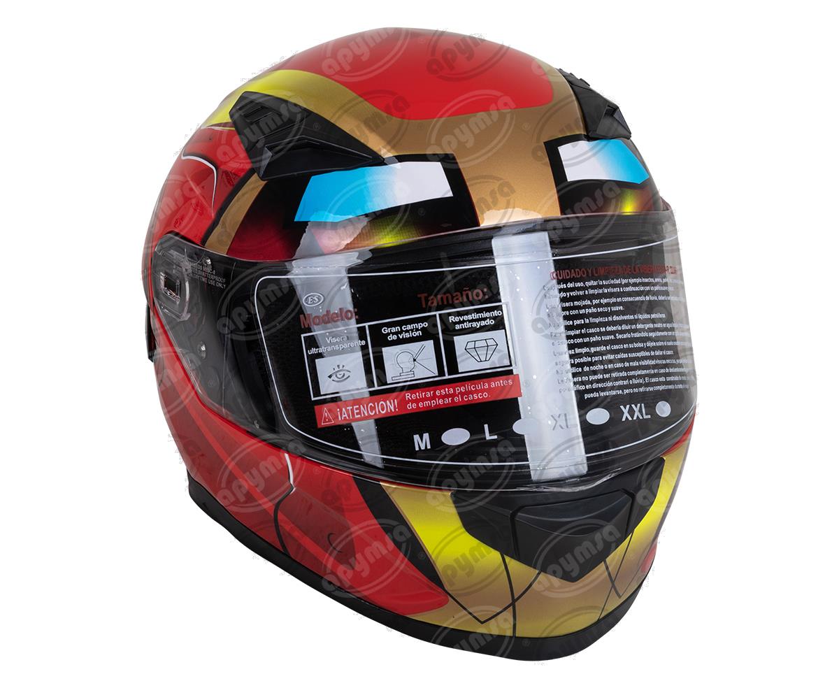 Casco tipo iron man sale