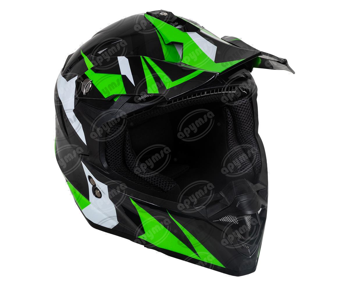 CASCO CROSS CON GRÁFICO MERCURY VERDE TALLA "XXL" IMPORTADO 216 MERCURY GREEN (XXL) 