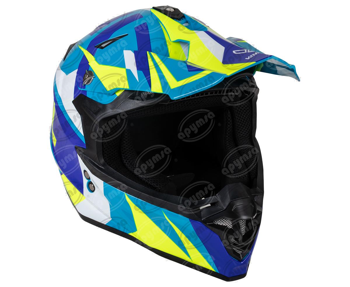 CASCO CROSS MERCURY AZUL TALLA "M" VENDELL MOD. 216 CROSS 