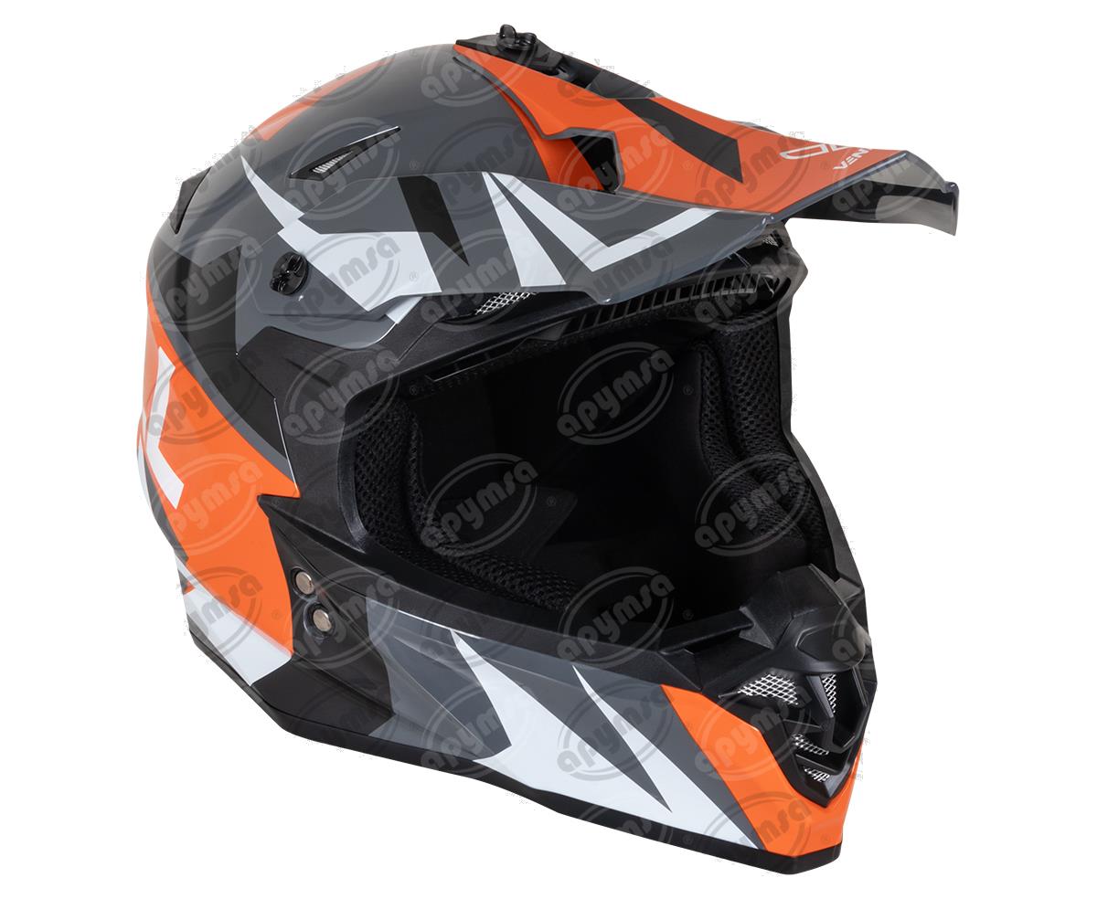 CASCO CROSS INTREPID NEGRO/ROJO L VENDELL 217 