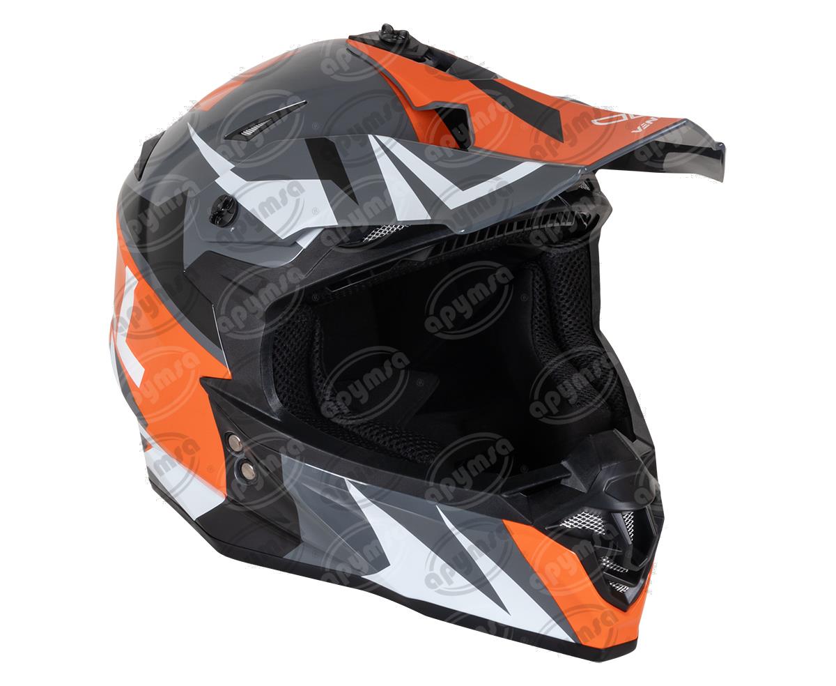CASCO CROSS INTREPID NEGRO/ROJO XL VENDELL 217 