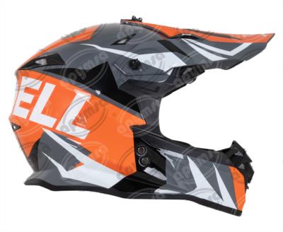CASCO CROSS INTREPID NEGRO/ANARANJADO XXL VENDELL 217 