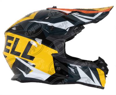CASCO CROSS INTREPID NEGRO/AMARILLO L VENDELL 217 
