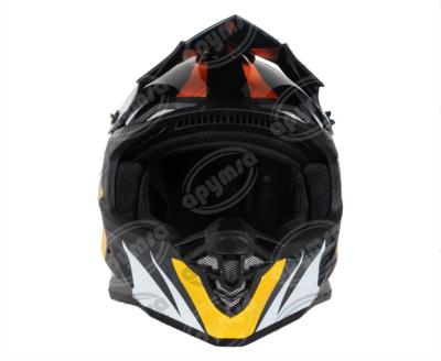 CASCO CROSS INTREPID NEGRO/AMARILLO L VENDELL 217 