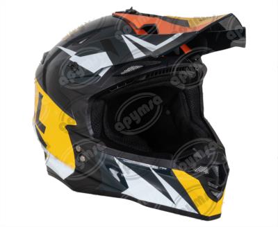CASCO CROSS INTREPID NEGRO/AMARILLO XXL VENDELL 217 