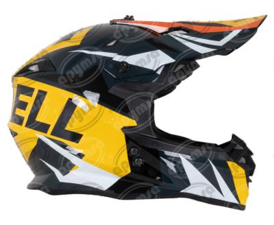 CASCO CROSS INTREPID NEGRO/AMARILLO XXL VENDELL 217 