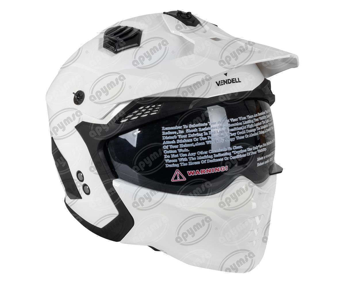 CASCO DESMONTABLE COMBAT BLANCO L VENDELL 711 