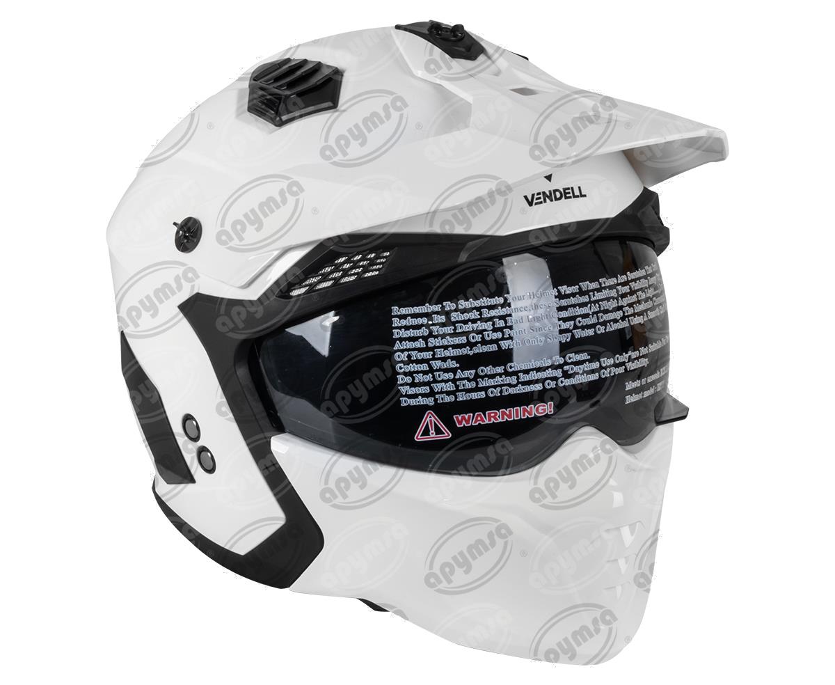 CASCO DESMONTABLE COMBAT BLANCO XL VENDELL 711 