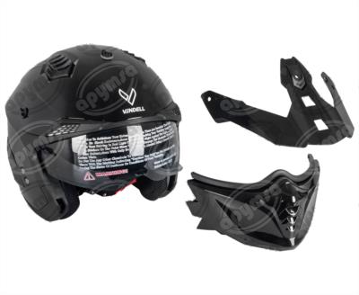 CASCO DESMONTABLE COMBAT NEGRO M VENDELL 711 