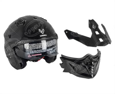 CASCO DESMONTABLE COMBAT NEGRO L VENDELL 711 