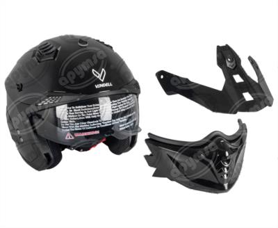 CASCO DESMONTABLE COMBAT NEGRO XL VENDELL 711 