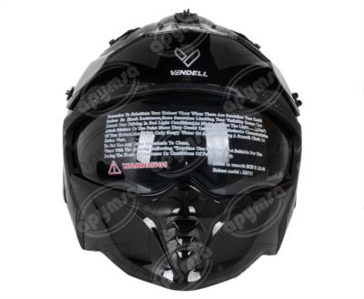 CASCO DESMONTABLE COMBAT NEGRO XL VENDELL 711 