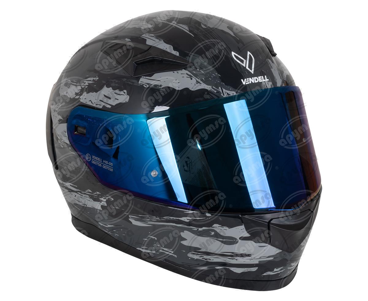 CASCO CERRADO DOBLE VISOR MILITAR M VENDELL 129 