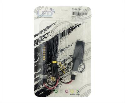 DIRECCIONAL LED MOTOCICLETA AMARILLO 12V (JUEGO 2 PZAS) VENDELL J6041090290 