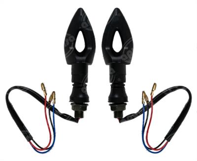 DIRECCIONAL JUEGO DELANTERA/TRASERA FLECHA AMBAR (JUEGO 2 PZAS) 12V VENDELL P-01S 