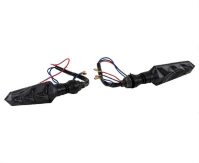 DIRECCIONAL LED MOTOCICLETA DELANTERA/TRASERA AMBAR (JUEGO 2 PZAS) 12V VENDELL P-09S 