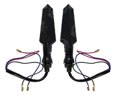 DIRECCIONAL LED MOTOCICLETA DELANTERA/TRASERA AMBAR (JUEGO 2 PZAS) 12V VENDELL P-09S 